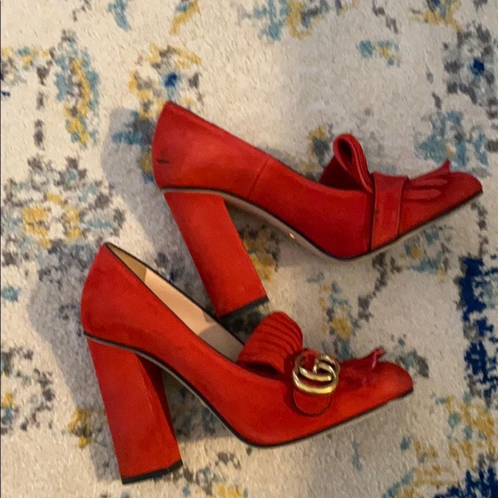 🔥SALE🔥Gucci Marmont Heels - Picture 4 of 8